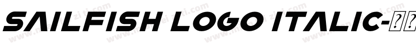 Sailfish Logo Italic字体转换